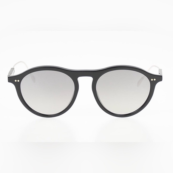 Tod's Black and Silver Round Sunglasses - Picture 3 of 8